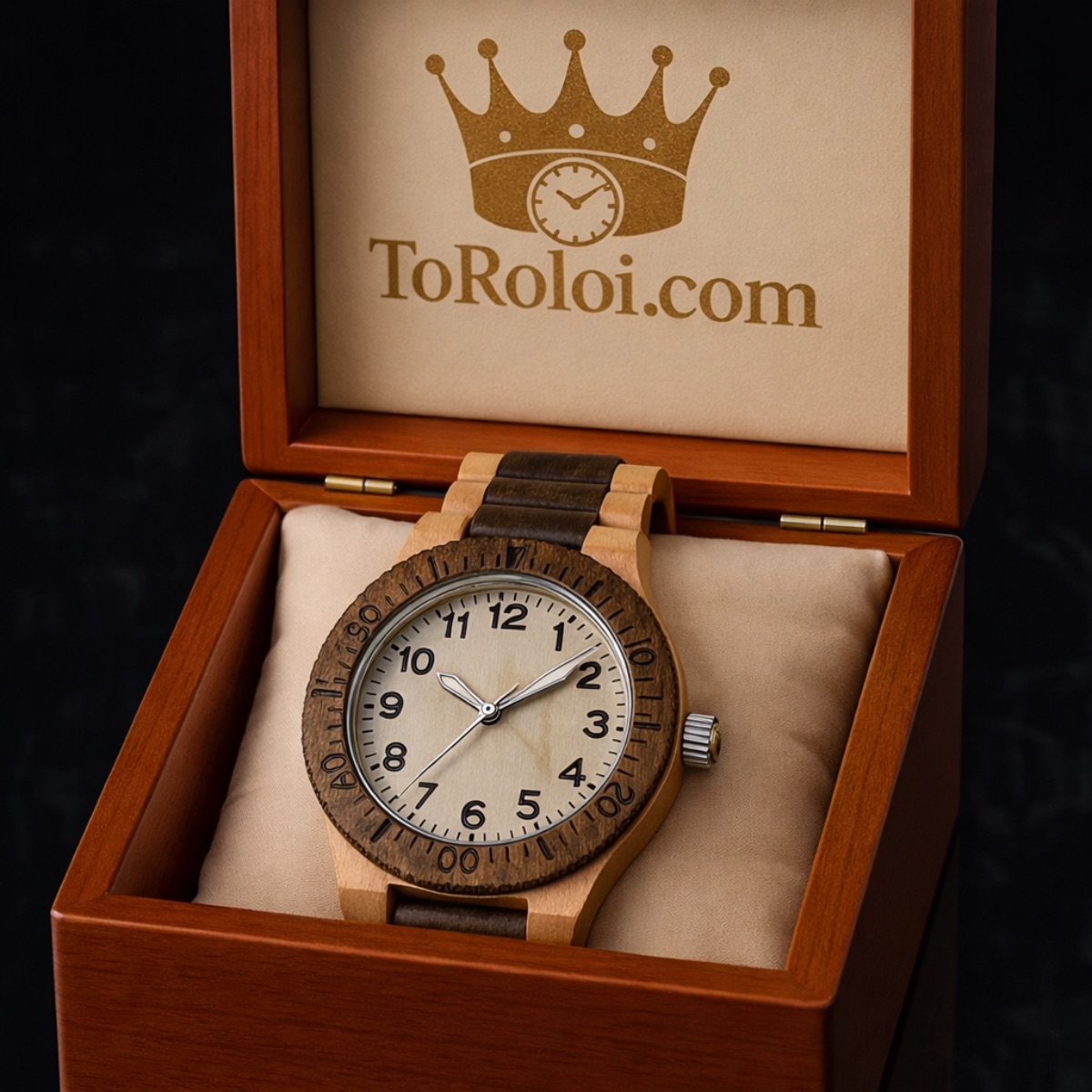 Ρολόι unisex ξύλινο