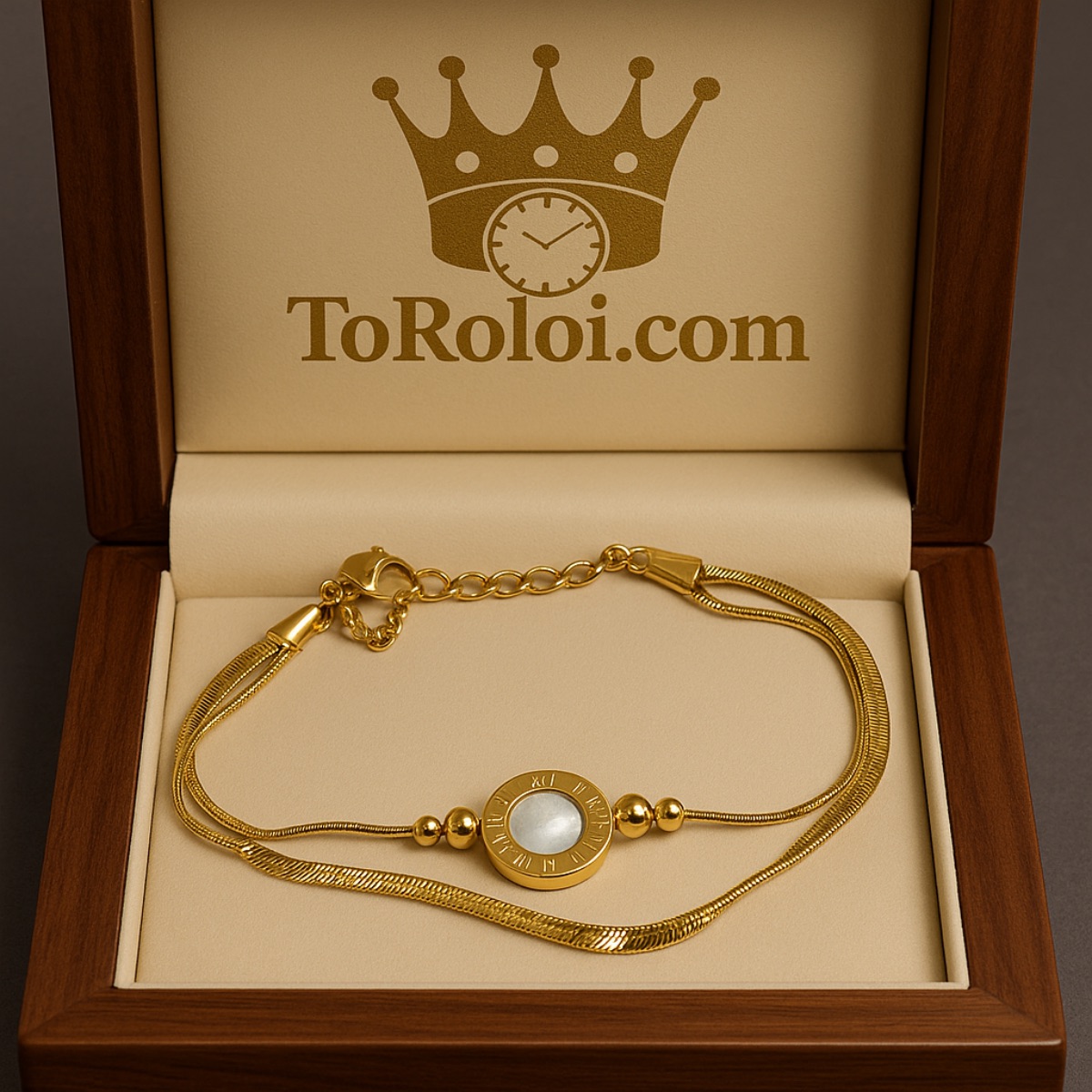 Γυναικείο διπλό βραχιόλι