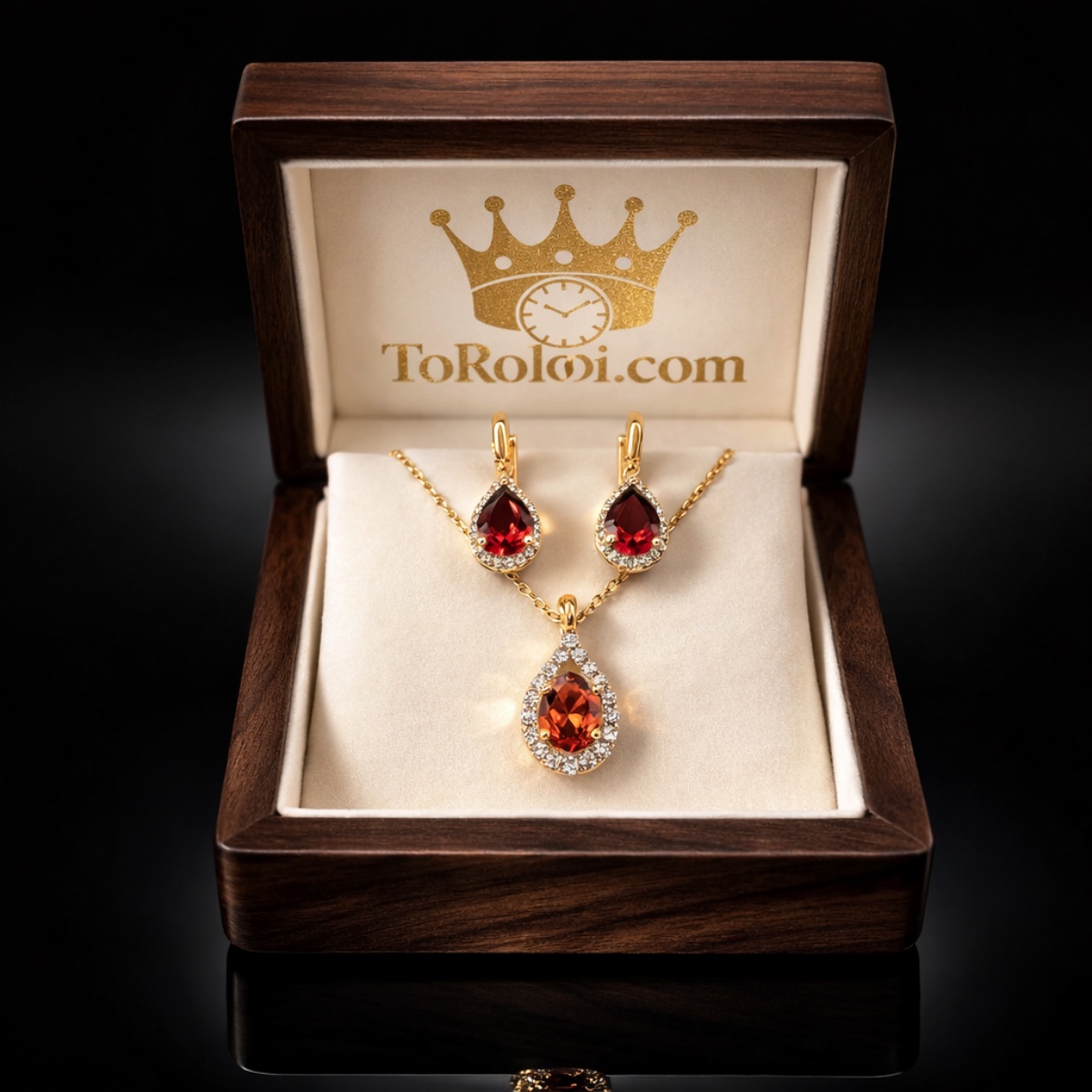 Γυναικείο σετ κολιέ και σκουλαρίκια