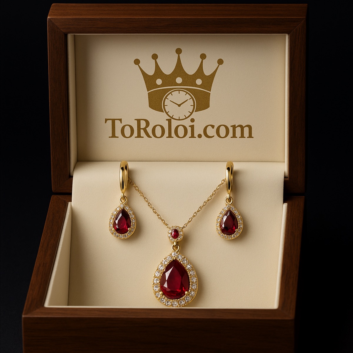 Γυναικείο σετ κολιέ και σκουλαρίκια