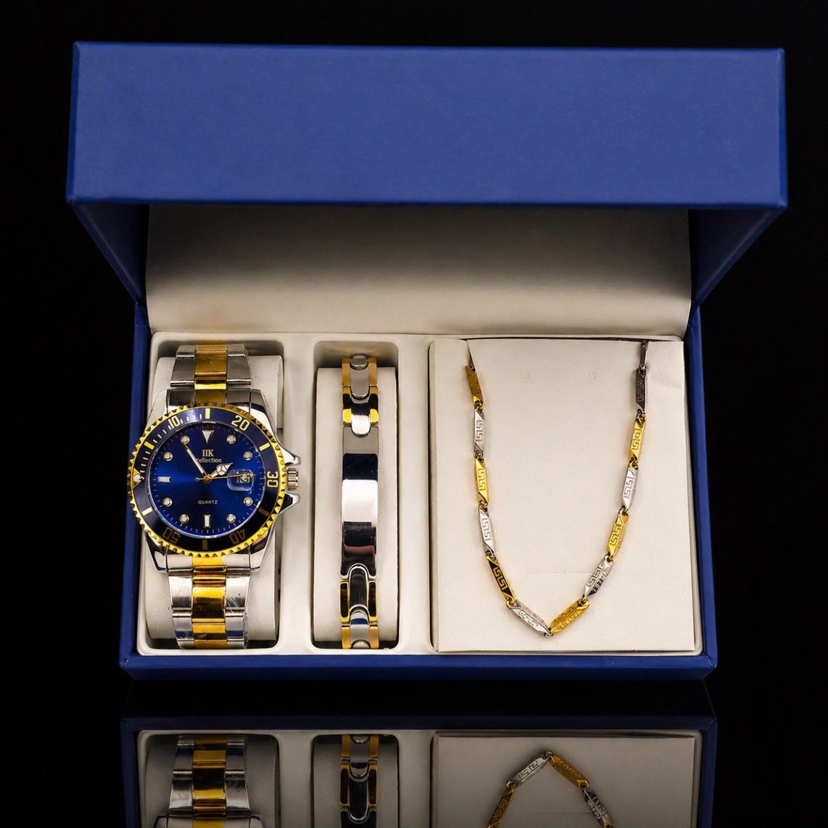 Σετ Ανδρικό ρολόι - χειροπέδα  - σταυρός